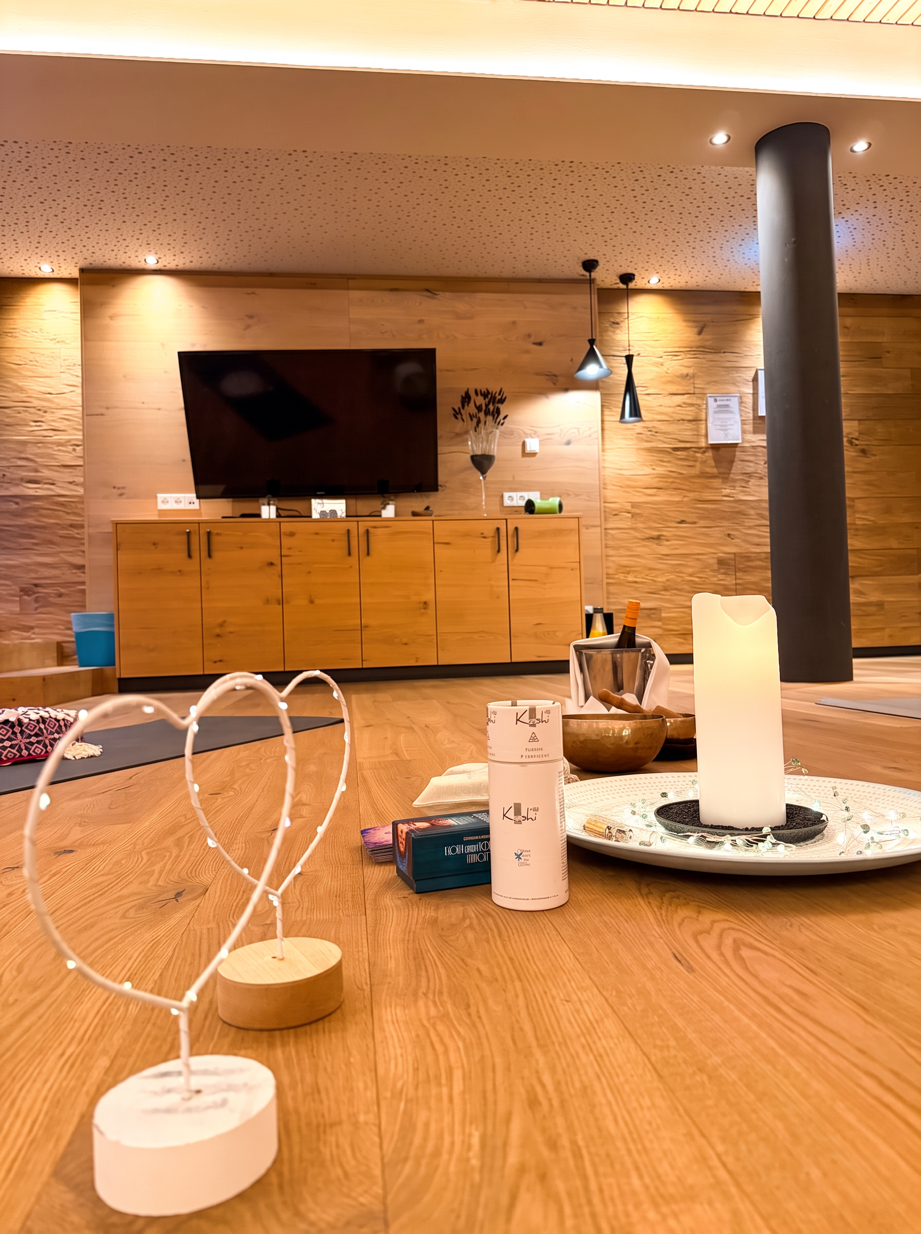 Der Yogaraum im Landrefugium Obermüller